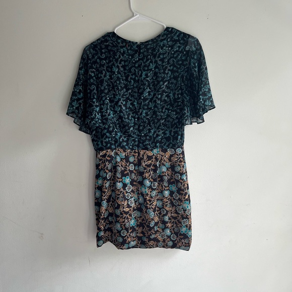 MISA Los Angeles Talia Mixed Print Dress Size Small - Picture 8 of 10